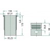 CILINDRATA COMPLETA D74 - D111 - D155