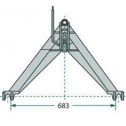 HITCH TRIANGLE FOR FRONT HITCH CATEGORY 1