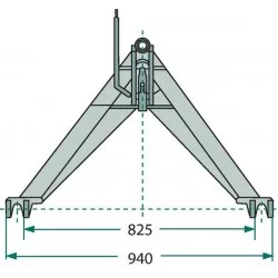 TRIÁNGULO DE ENGANCHE PARA ENGANCHE DELANTERO CATEGORÍA 2