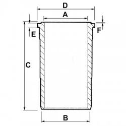 CHEMISE POUR CASE D179 - D239 - D358 - DT239 - DT358