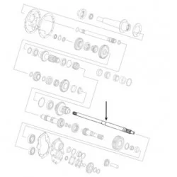 ARBRE EMBRAYAGE PRISE DE FORCE 