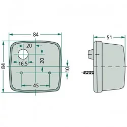 SIDE LIGHT AND INDICATOR