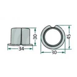 BUSE AVEC COLLERETTE