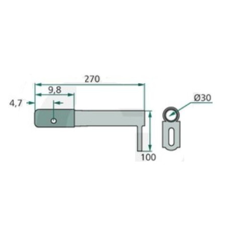 FIXATION POUR BRAS PORTE DENTS
