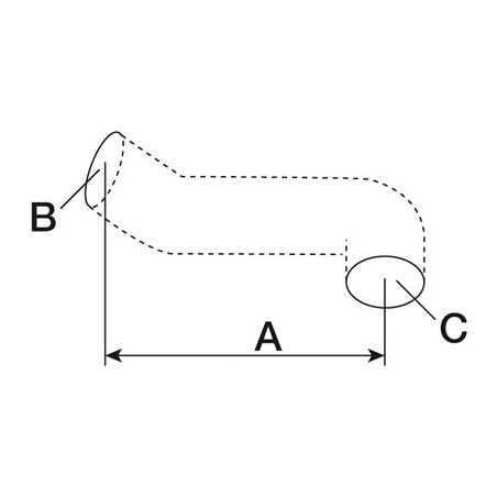 DURITE SUPERIEURE RADIATEUR POUR CASE -3220434R1
