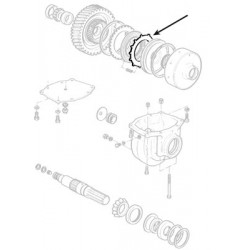 Intermediate plate with multi-disc clutch for massey-ferguson - 185464m1
