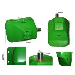 TANQUE PARA JOHN DEERE 70 L - AR72910