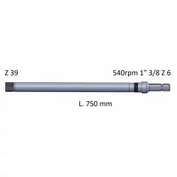 ARBRE DE PRISE DE FORCE POUR RENAULT 7700012308 , 7700573929