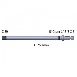 ARBRE DE PRISE DE FORCE POUR RENAULT 7700012308 , 7700573929