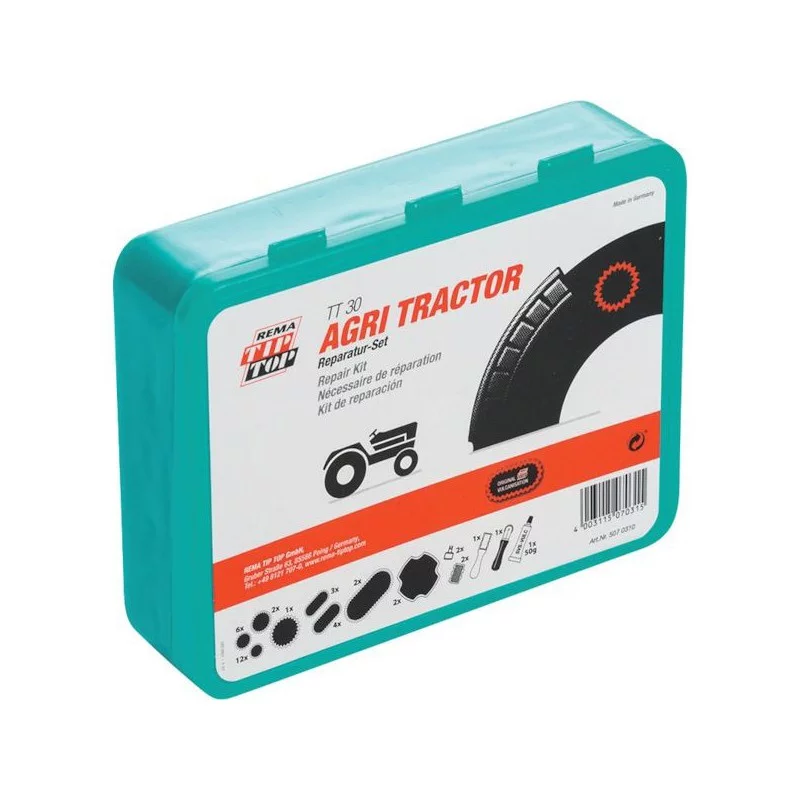 Rustines Chambre à Air TIP TOP Combibox N°0 Rouges 30mm - Lot De 100
