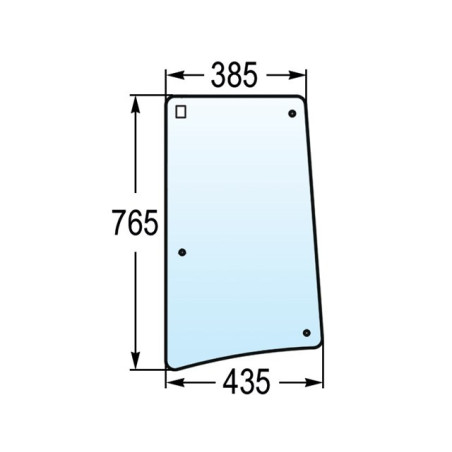 VITRE LATERALE GAUCHE