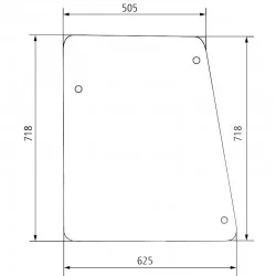 VITRE LATERALE DROITE ET GAUCHE