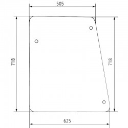 VITRE LATERALE DROITE ET GAUCHE