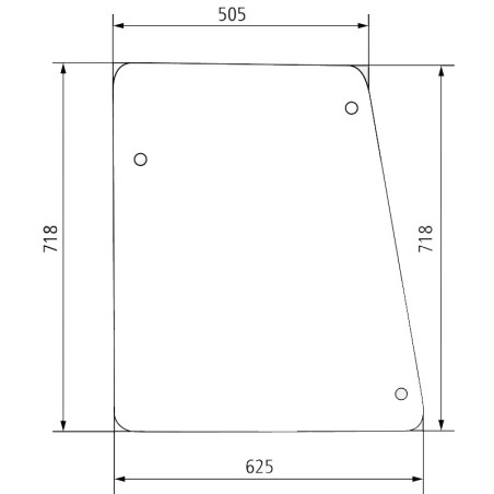 VITRE LATERALE DROITE ET GAUCHE