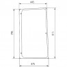 VITRE LATERALE DROITE