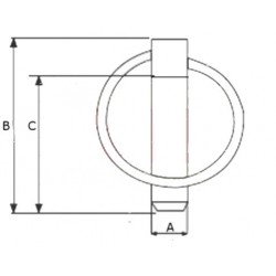 PIN CLIPS 8 MM PER UNITÀ