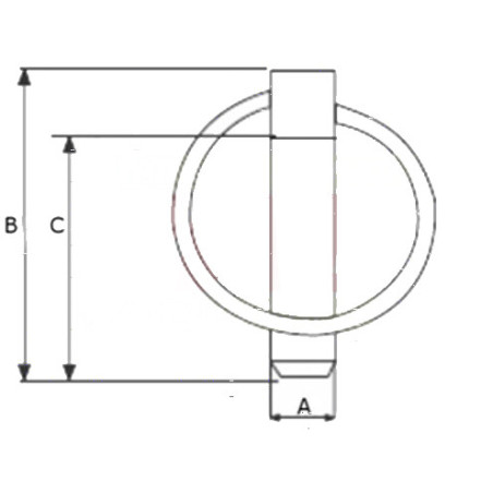 GOUPILLE CLIPS 8 MM A l'UNITE