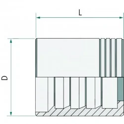 JUPE  PFS 4SP DN 12 - 1/2"