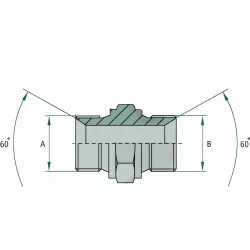 ADAPTATEUR  BSP 3/8" x M12X1,5