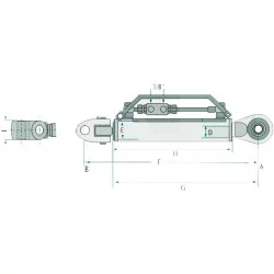 GRANIT BARRE DE POUSSÉE HYDRAULIQUE