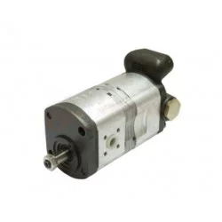 DOUBLE PUMP 8 + 8 CC WITH DIVIDER AND VALVE