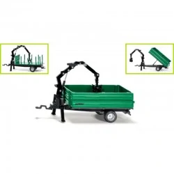 REMORQUE FORESTIERE OEHLER SIKU 1/32 2896