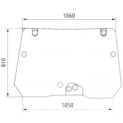 PARE-BRISE POUR SAME - 0.014.3967.0