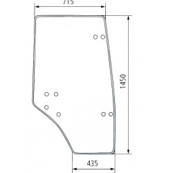 VIDRO DE PORTA PARA O MESMO - 0,007.7336.0/10