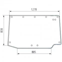 VITRE ARRIÈRE POUR SAME - 0.013.9605.0
