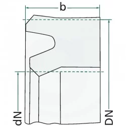 JOINT DE TIGE DE VERIN 18 X 26 X 6 MM