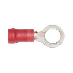 Cosse à sertir rouge trou de 6mm pour 1.5mm²