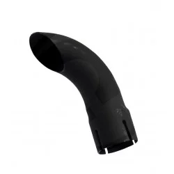 EMBOUT D'ECHAPPEMENT COUDE DIAMETRE 76 MM