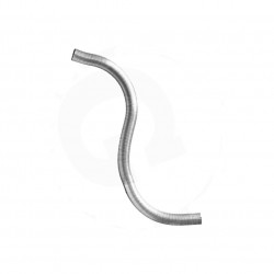 TUYAU D'ÉCHAPPEMENT FLEXIBLE DIAMETRE 28  MM - LONGUEUR 2 M