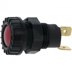 LUZ INDICADORA ROJA DIAM 14 MM - DIMENSIONES TOTALES 17 MM