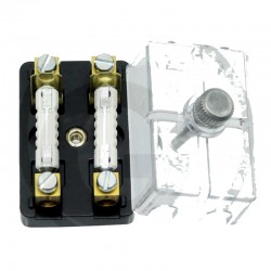 PORTE FUSIBLE 2 EMPLACEMENTS