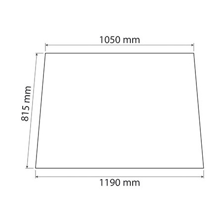 PARE BRISE FIXE  POUR CASE 1284750C1