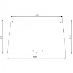 PARE BRISE OUVRANT POUR CASE 1284623C1