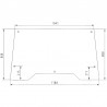 PARE BRISE OUVRANT POUR CASE 1332391C1