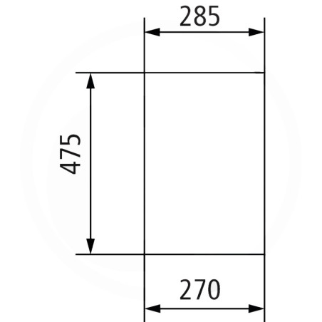 PARE BRISE INFERIEUR POUR CASE 1284699C1