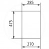 PARE BRISE INFERIEUR POUR CASE 1284699C1