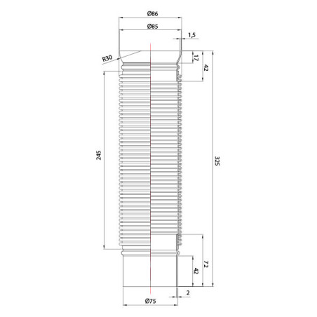 TUYAU FLEXIBLE AL175163 POUR JOHN DEERE 6520, 6520se, 6530, 6530pr, 6620, 6620se, 6630, 6630pr, 6820, 6830, 6830pr, 6920, 6920s,