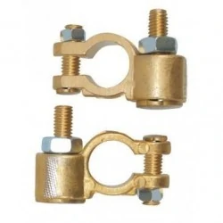 LOT DE 2 COSSES POSITIVE + NEGATIVE POUR CABLE 70 MM2 