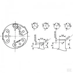 Starter switch 14188000