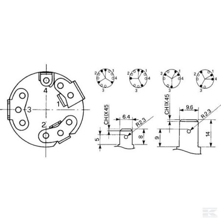 Starter switch 14188000