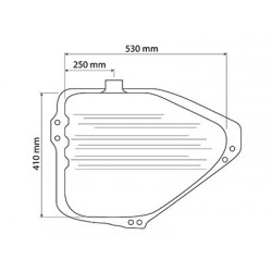 TANQUE DE COMBUSTÍVEL PARA FORD TRATOR