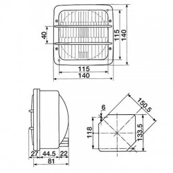 PHARE AVANT POUR SAME EXPLORER - LASER - GALAXY - 2.8029.670.0