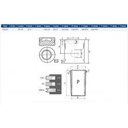 KIT CAMICIA + PERNO PISTONE 30.17 MM + ANELLI - AR71593