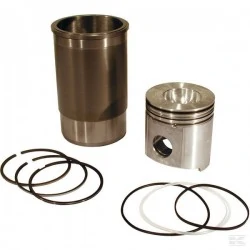 CHEMISE + PISTON + SEGMENTS ( ALESAGE 106.5 MM - AXE DE PISTON 35 MM ) - RE30250