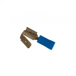 COSSES ISOLEES BLEU AVEC LANGUETTE - 10PCS CABLE 1-2.5MM² - 6.3MM 