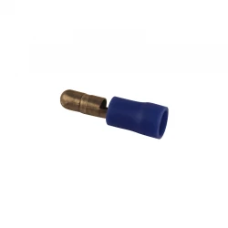 COSSES CYLINDRIQUES MALES BLEU D4  POUR FILS 1-2,5 MM2 100 PIECES 